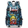 Hunter Anime School Bag Large Capacity Lightweight Student Backpack for Boys Girls Daily Use