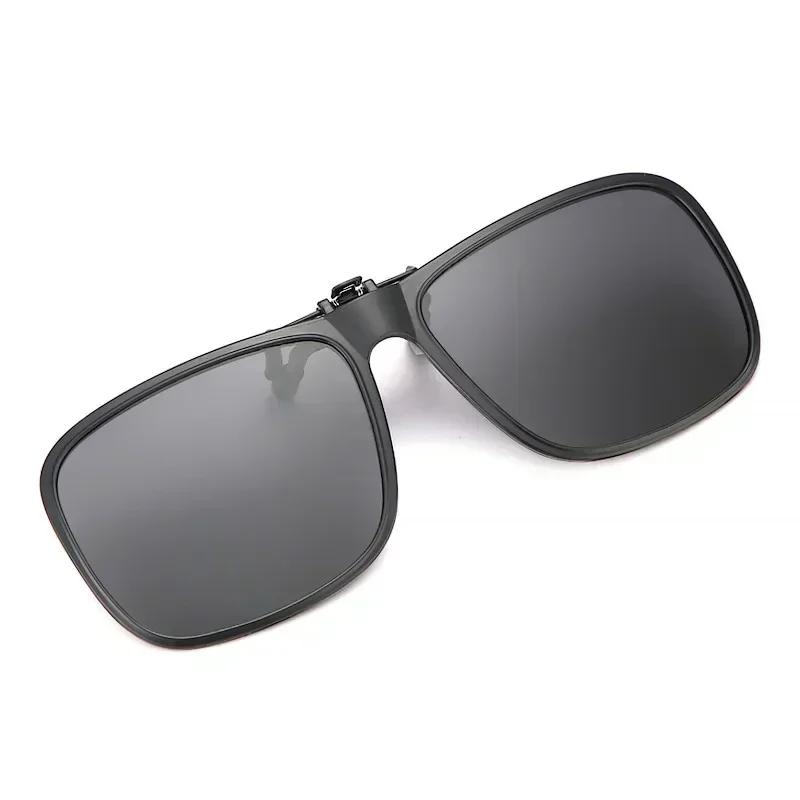 

Flip Up Clip on Driving Sunglasses UV400 Photochromic Anti Glare Lens Myopia Sun Glasses for Car Driver
