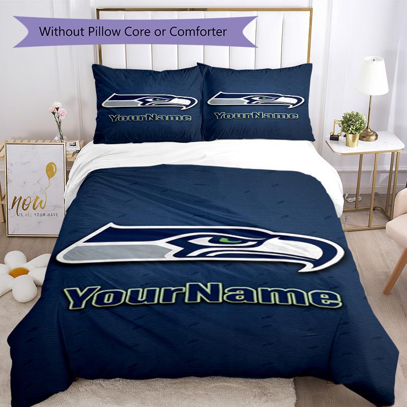 Philadelphia Eagles Customize Your Name Bedding Set Breathable Duvet Cover With Pillowcases Decorative Bed Linen For Bedroom Home Decoration Birthday