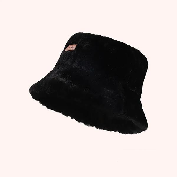 WTEMPO Retro Elegant Warm Thickened Soft Hats Women's Autumn Winter Casual Versatile Plush Hats Solid Color Windproof Cold-proof Hats