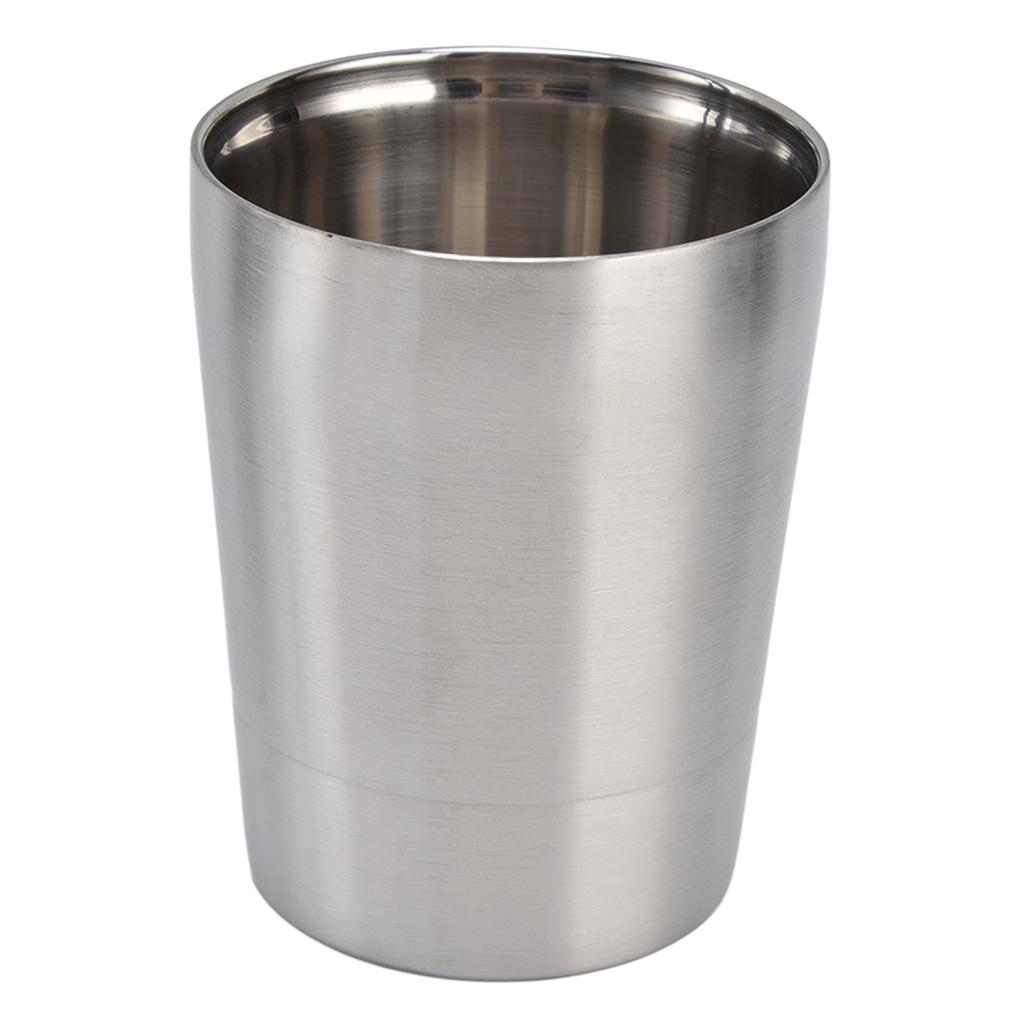 Beer Drinking Cup Double Walled 304 Stainless Steel Metal Beer Mug Cocktail Coffee Cup Anti Scald  Cup Heat Insulation Cup