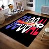Soccer Goal Bold Design Rug Non-slip Rug Suitable for Living Room and Bedroom Sofas