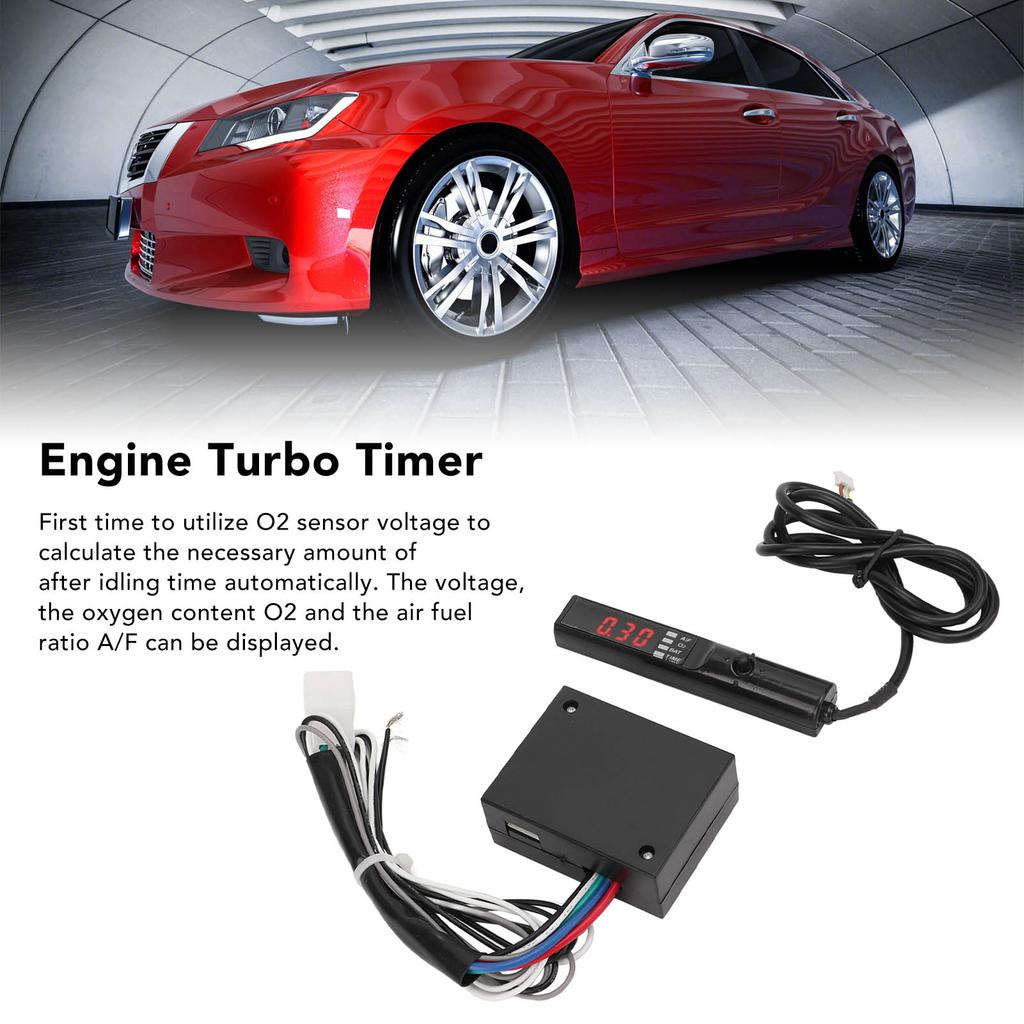 Auto   Timer 12V Flameout Delay Engine Start Timer with LED Digital Display for Car