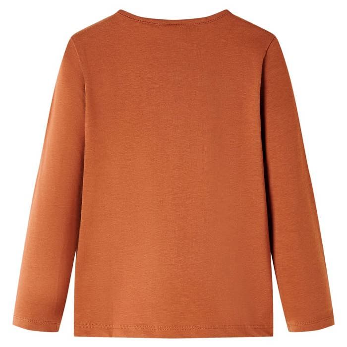 Children's Long-sleeved T-shirt Cognac 92/104/116/128/140