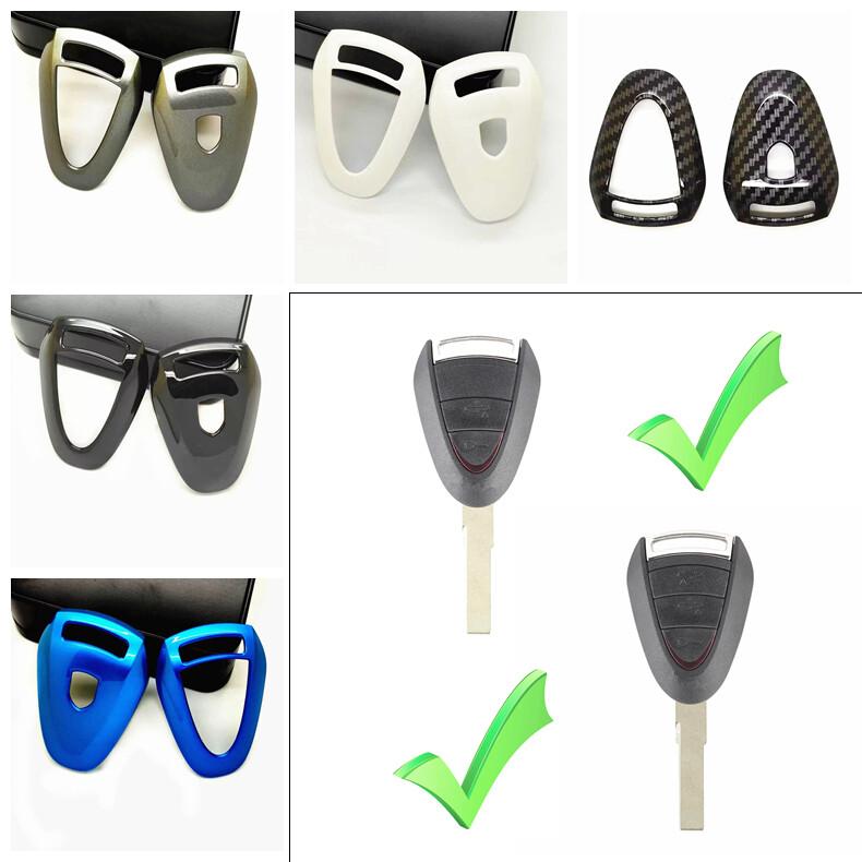 2/3 Buttons Remote Key Fob Trim Cover for Porsche Boxster (987) 2005-2012