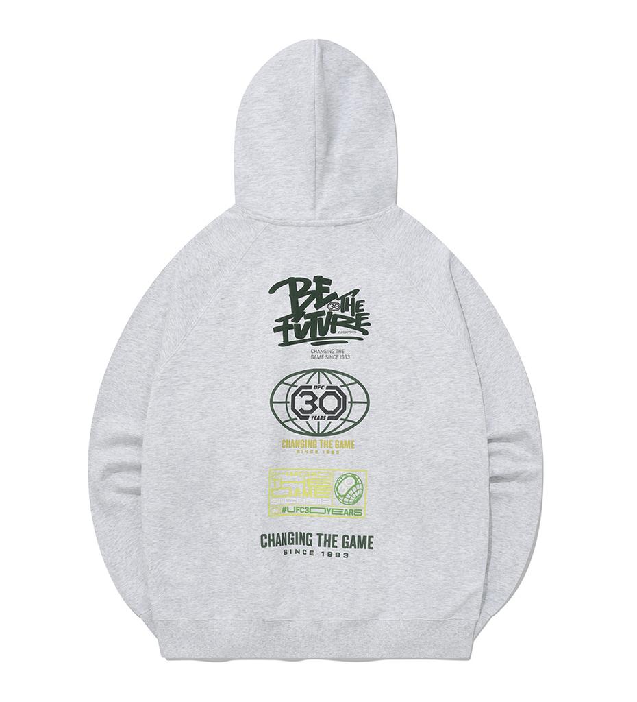 Ufc 30Th Anniversary Changing The Game Relaxed Fit Hoodie Melange Grey U2Hdu2106M1
