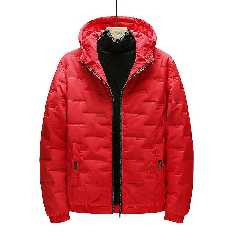 - Cotton Clothes Men's Trendy Hooded Cotton Clothes Autumn and Winter New Handsome Casual Men's Jackets Men's Cotton