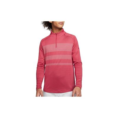Half-Zip Stand Collar Long Sleeve T-Shirt Men Tops Red BV0391-609
