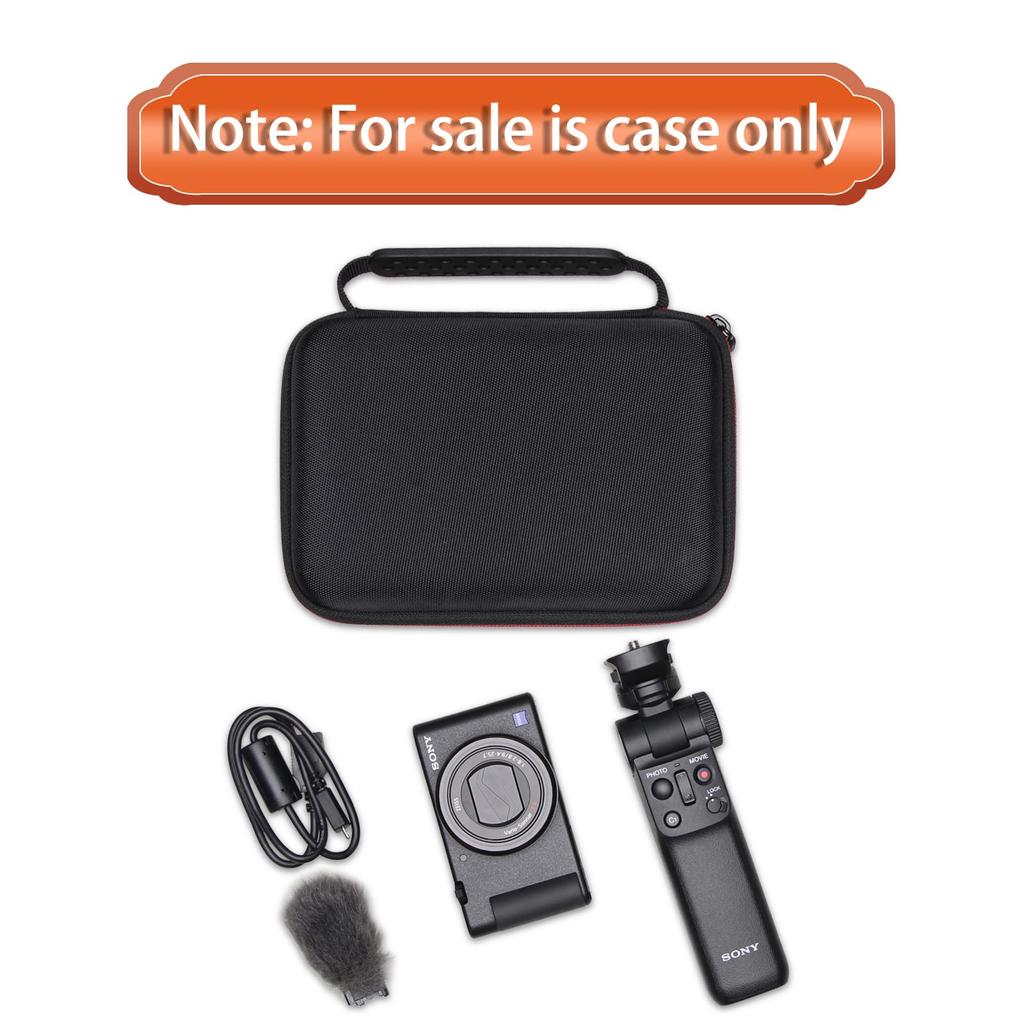 L LTGEM Camera Case Compatible with Sony II Vlog Digital Camera Tripod Microphone Vlogger Accessories Kit Black Gray ZV-1F / ZV-1 / ZV-1 +