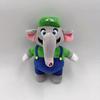 27cm Super Mario Wonder Pelúcia Novo Elefante Mario Pelúcia Estilos de Desenho Animado Brinquedo Luigi Mario Wonder Bonecas de Pelúcia Presentes de Natal para Crianças
