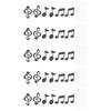 A84E-90 Pcs Music Notes Themed Cupcake Topper Paper Cake Inserts Card Wedding Cake Topper Decoration