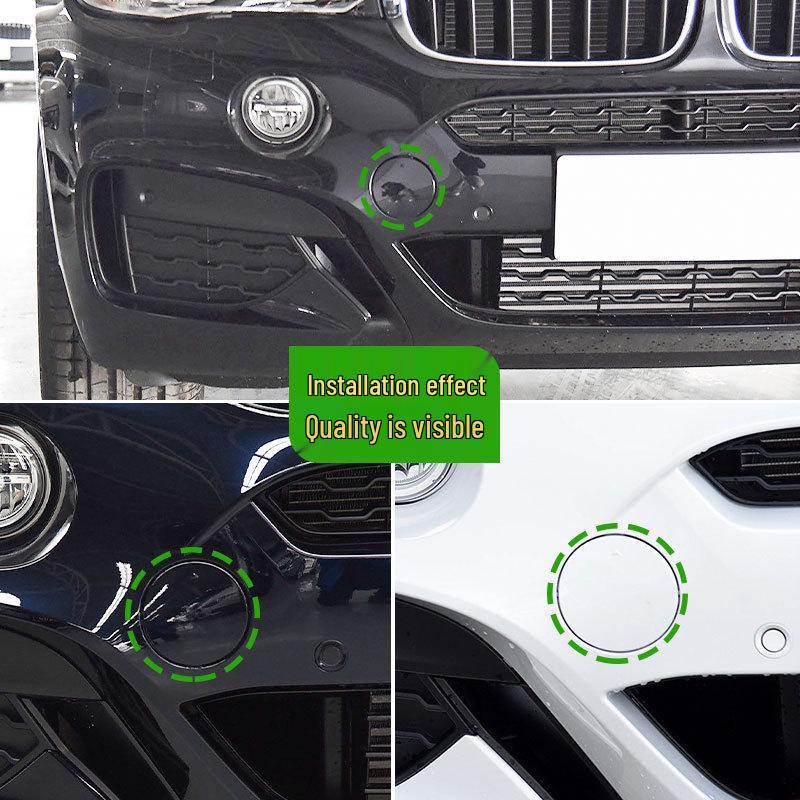 BMW X6 Sport Front Tow Hook Cover for Bumper, F16M, Part #51118065933.