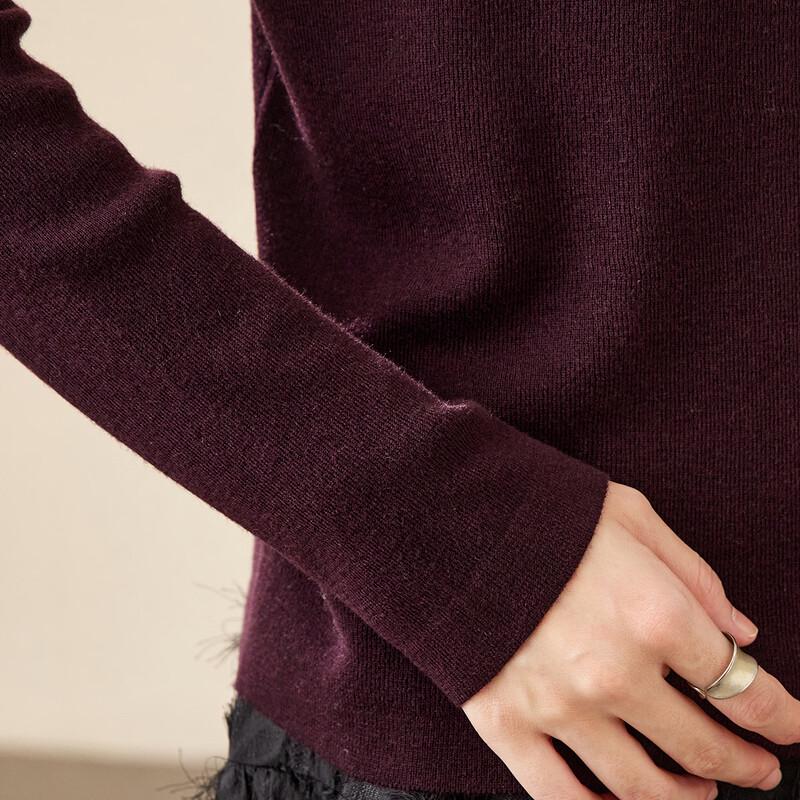Women's Pullover Wool Blend Knitted Sweater