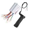 48V 500W Brush Controller Short Cable Thumb Throttle Grip Electric Bicycle Handlebar Set