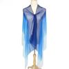 Silky Touch Neck Scarf Gradient Color Shawl Hijab Fashion Long Gauze Headwrap  for Women