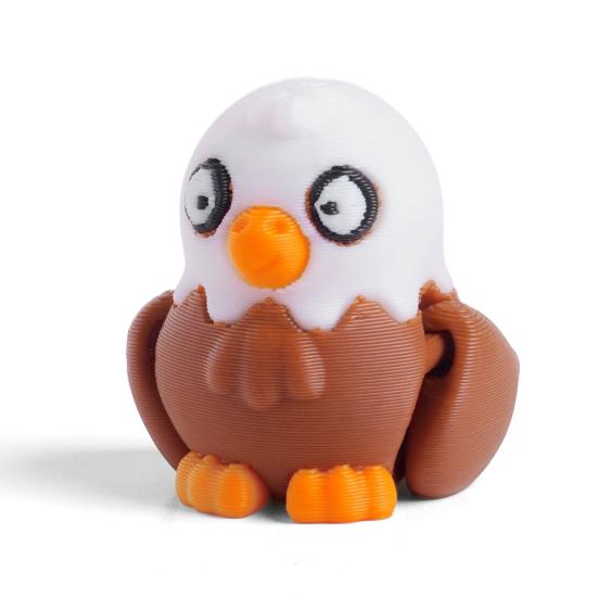 3D Printed Animal Figurine Movable Joints Panda Sheep Bear Seal Monkey Owl Turtle Figure Articulated Animal Model Fidget Toy Decoration Ornament