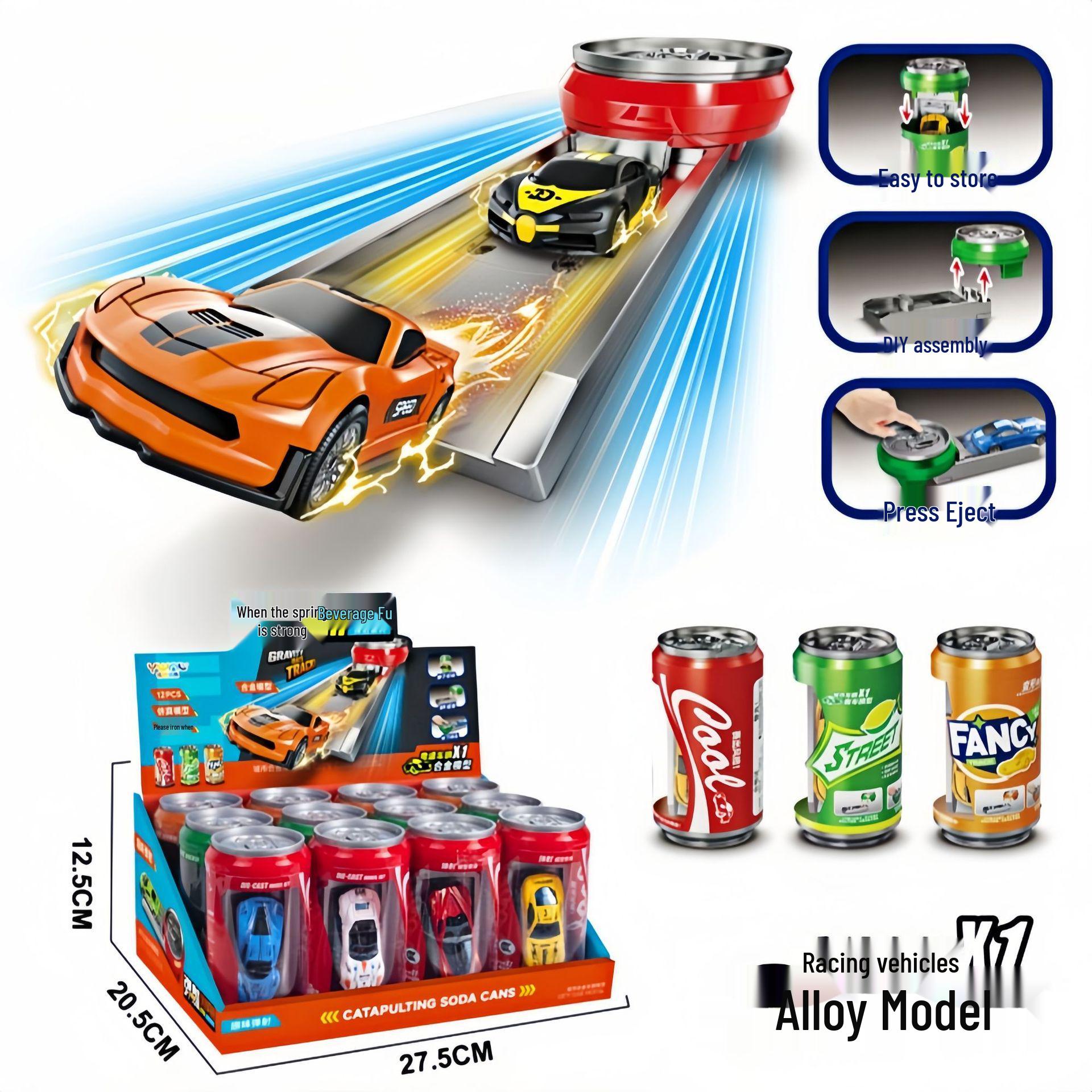 Children s Transforming Off-Road Racing Car Toy - Small Alloy Eject Storage, Ideal Gift