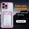 Luxury Shockproof Phone Case For iPhone 16e 16 15 14 Pro Max 13 12 mini 11 Xs XR 7 8 Plus SE Transparent Card Slot Bag Cover