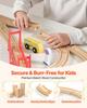 113PCS Wooden Train Set, for Kids Ages 3-8, Wood Train Track Toy with Storage Box, City Scene Railway Playset, Compatible with Major Brands, Christmas