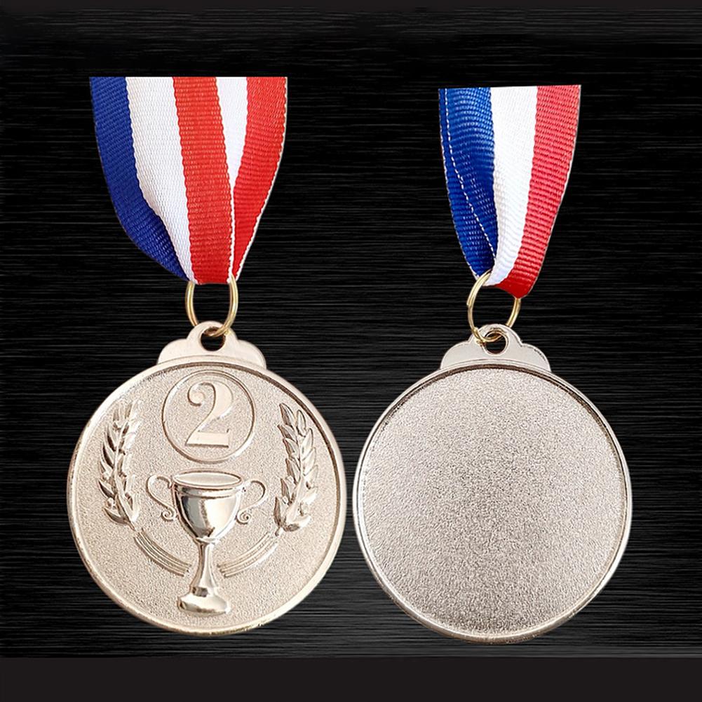 1-10PCS Trophy Medal Gold Silver Bronze Medal Children Sports Winner Prize Awards for Championship Cheerleading Competition