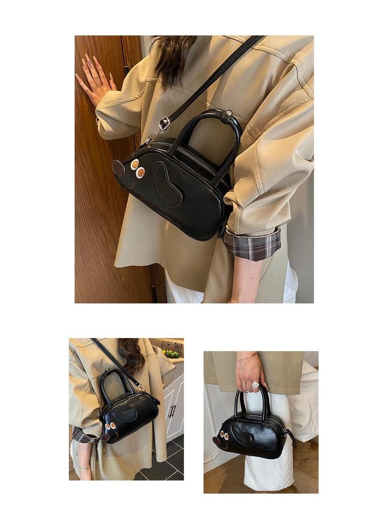 Borsa a mano versatile Ins 2025: Borsa Chic a Spalla e a Tracolla a Forma di Cucciolo di Pane
