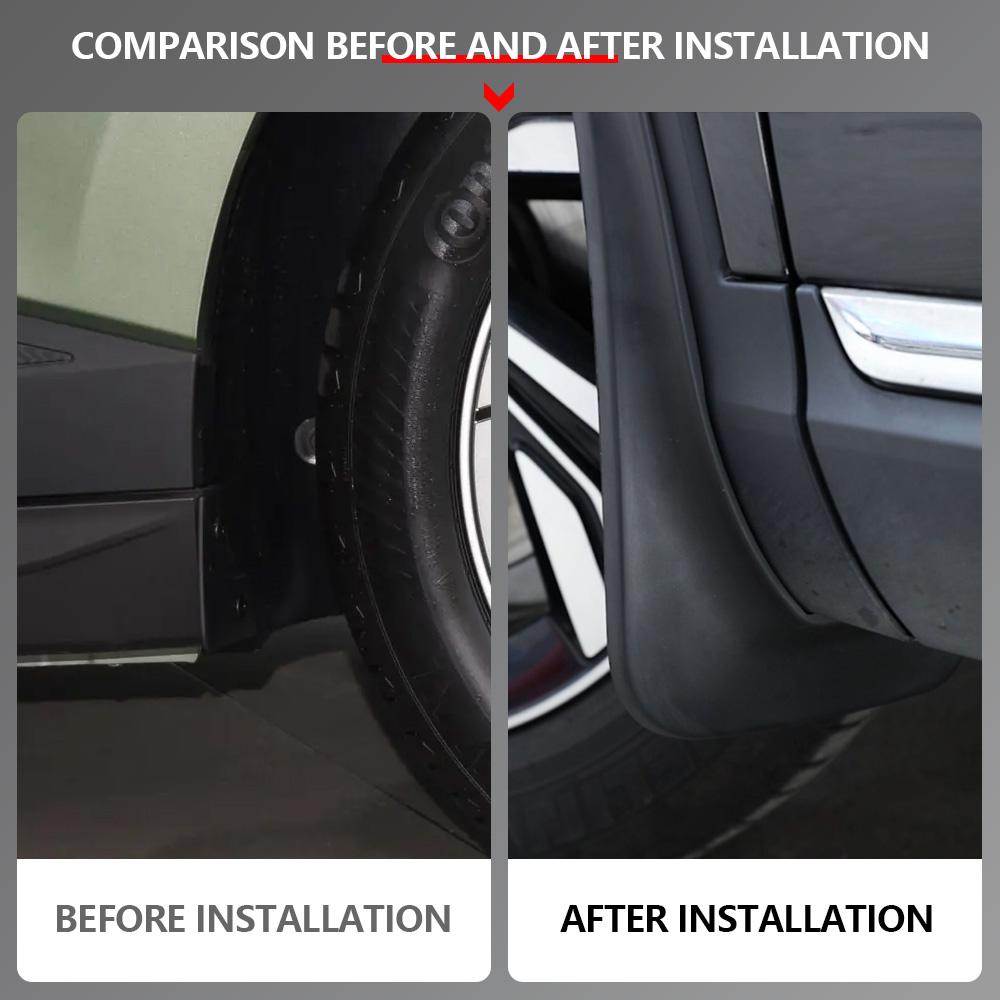 4pcs Mud Flaps for MG 4 MG4 EV Mulan Hatchback 2022 - 2025 Splash Guard Mudguards MudFlaps Front Rear Fender 4pcs Car Accessories