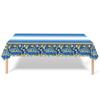 Waterproof Plastic Graduation Tablecloth Graduation Cap Stars Design Disposable Table Cover Diploma Pattern Party Decorations