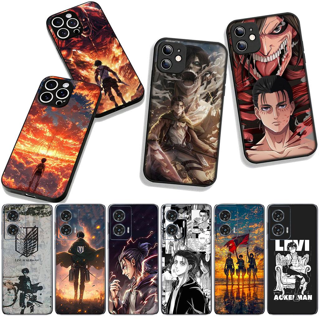 for Samsung Galaxy A25 A37 A57 A12 A14 A50 A51 A70 A71 A72 A21S A04 M15 Note 20 9 8 10 Case Levi Attack Eren On Titan Jaeger