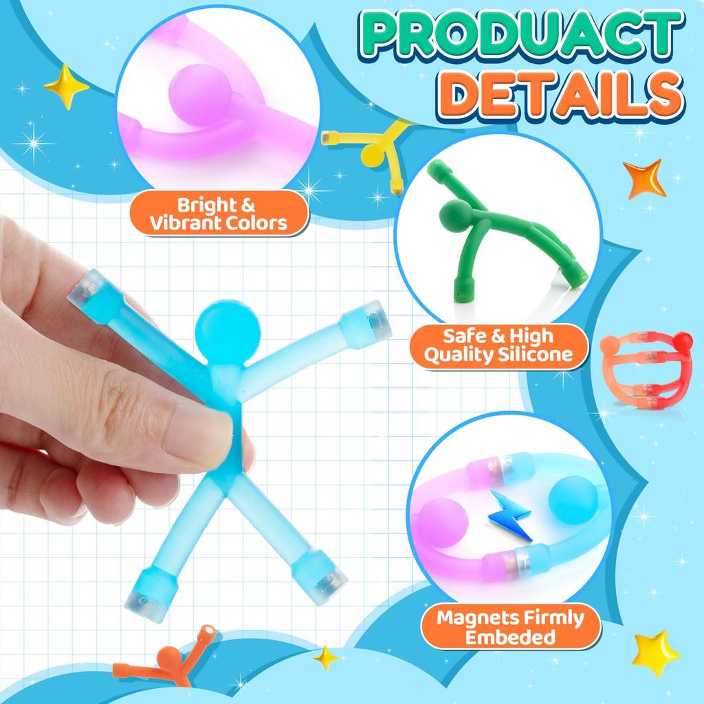 10 Pcs Cute Magnetic People Figures,Funny Refrigerator Magnets Toy Gifts For Kids, Whiteboard,School,Locker,Home Fridge Magnets