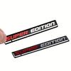 2 pezzi Super Edition Adesivo Emblema Distintivo Decalcomania Edizione Limitata per Auto Camion Sostituzione per Veicolo Universale SUV Moto Bicicletta Ac