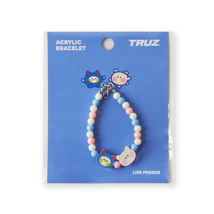 Line Friends TRUZ WOOPY & RURU Minini Acrylic Bracelet