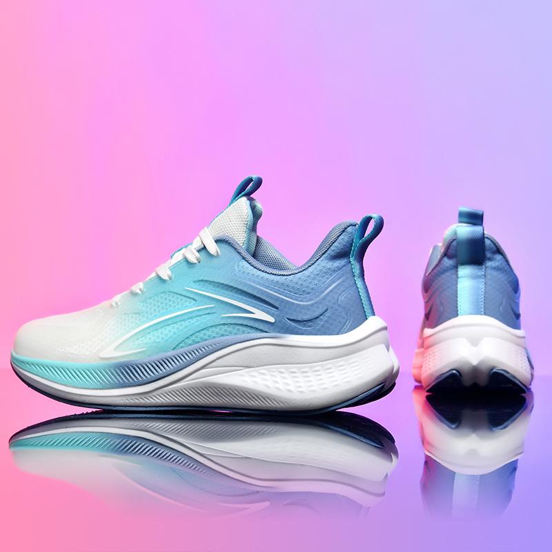 Marathon Carbon Plate Air Cushion Men Sports Running Shoes Breathable Lightweight Women's Comfortable Athletic Nonskid Sneakers