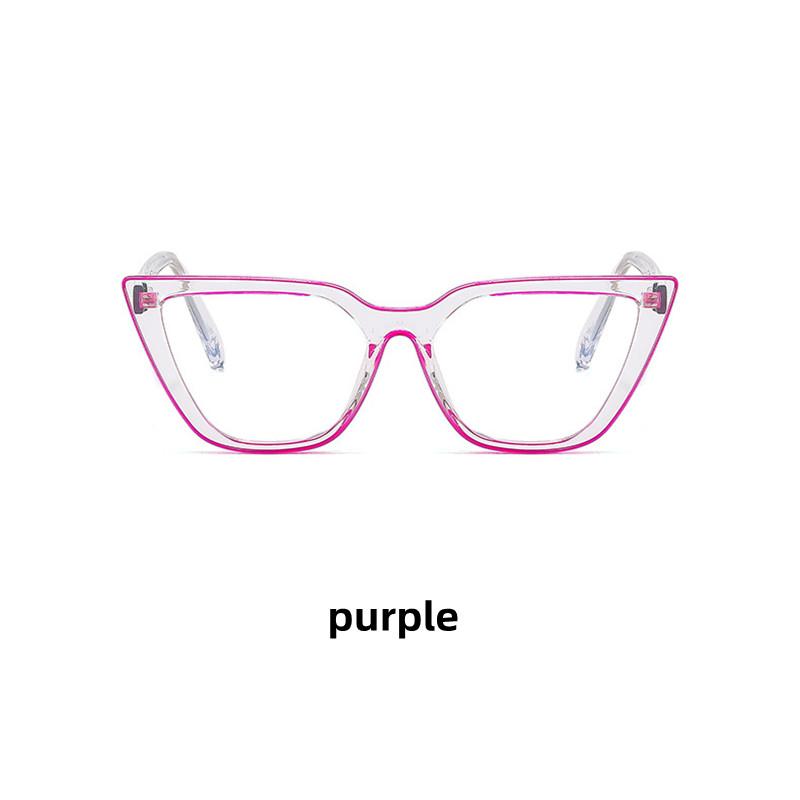 

Модные очки кошачий глаз с прозрачной градиентной оправой, защита от синего света, компьютерные очки для чтения, женские, с плюсовыми диоптриями 0~+6 +6.0