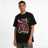 2026 Floral Print Casual Top New Year Vibe Loose Fit T-Shirt Pure Cotton T-shirt