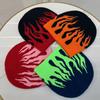 Wool Acrylic Beanie Bonnet Flame Cold Cap Fashion Hip Hop Cap  Men Women