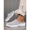 Herren Netz-Mules Sneaker Atmungsaktiv zum Hineinschlüpfen Leichtgewichtige Lässige Wanderschuhe