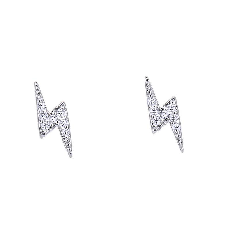 New Small, Anti-allergic Lightning Stud Earrings for Women