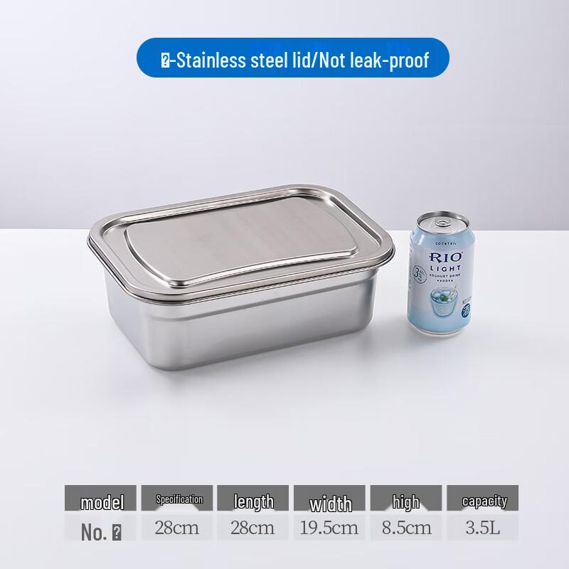 304 Stainless Steel Food Storage Container