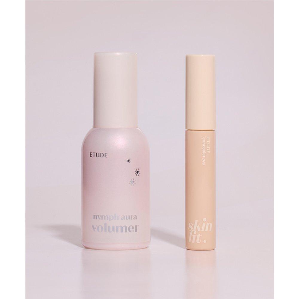 Etude [Planning Set] Nymph Glow Volumer 24g + Big Cover Concealer / Glowing Skin / Blemish Cover