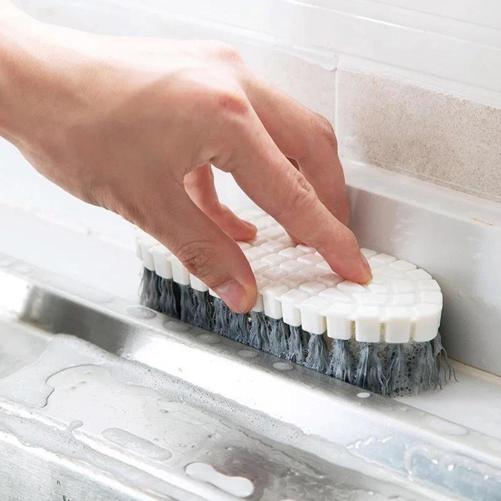 Creative Bendable Cleaning Brush Clothes Brush Bathtub Brush Kitchen Faucet Wall Brush Household Cleaning Tools