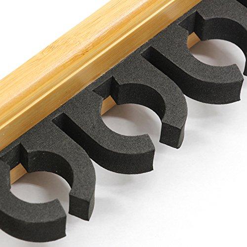 Prox PX9827 Bamboo Rod Stand, Wall Mounted, 7 Rods
