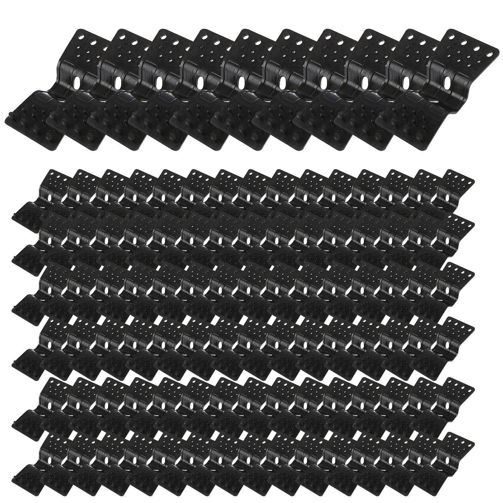 

Зажим для сетки от солнца 100 штук Сверхпрочный зажим для сетки от солнца Легкий замок для садовой сетки Сельскохозяйственные аксессуары для затенения Для чёрный