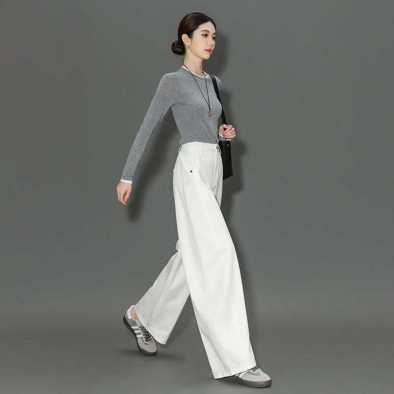 Demana Cloud Oxygen Cotton Wide-Leg Casual Pants