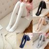 High Waist Fleece Pantyhose Womens Leggings Home And Hotel Medium Stretch