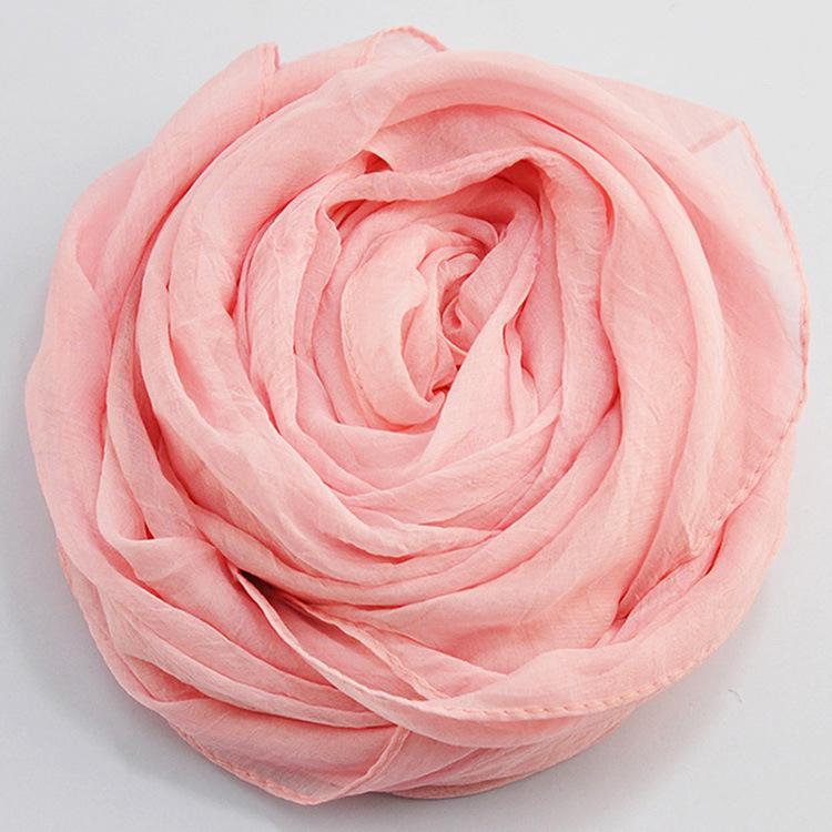 Women's Summer Sand Towel Shawl: Long Mesh Korean Style Sun Protection Scarf