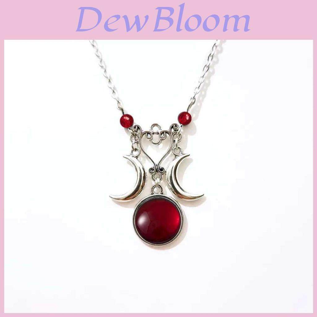 Goddess Moon Pendant Necklace With Vintage Geometric Design For Women And Men