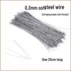 Fine Steel Wire Needle for Threading Pearls and Beads Into Bracelets