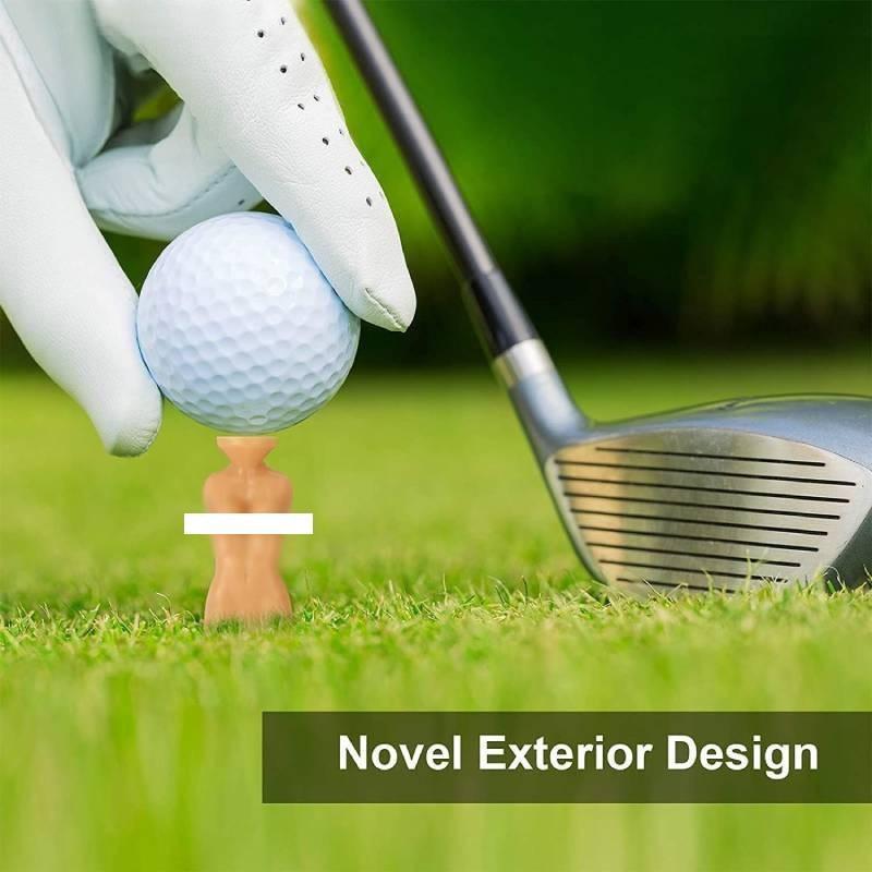 Premium Womens Golf Tees Flesh-colored Plastic Tees For Enhanced Golf Performance