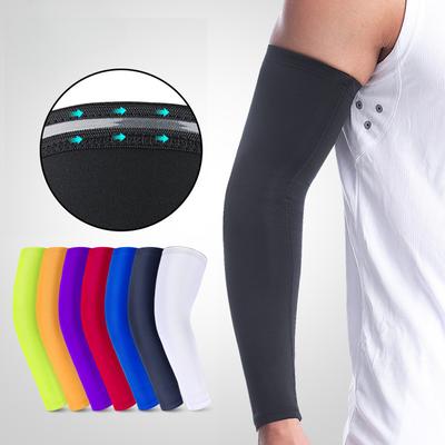 1 PC Kühlende Sport-Armmanschette, Kompressionsarmwärmer für Basketball, Radfahren, Laufen, UV-Schutz, Unisex, Volleyball, Sonnenschutzbänder