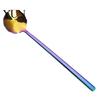 Safe Baby Feeding Utensils 304 Stainless Steel Lace Dessert Spoon, Coffee Stirring Spoon Compact Spoons for Bird Nest Jam Kids, Metal Teaspoon